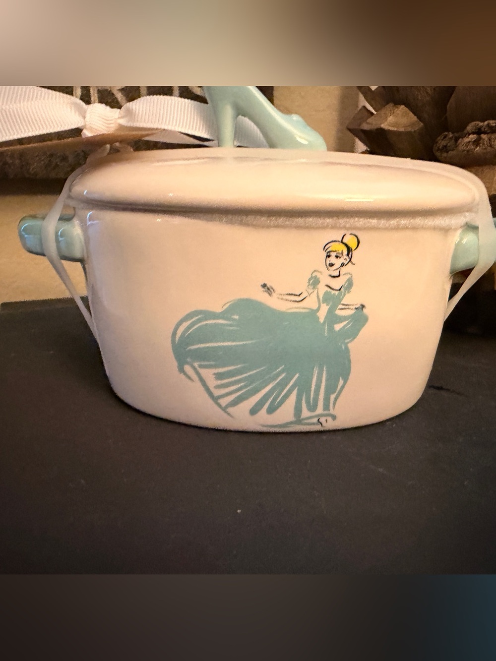 Rae Dunn Cinderella Covered Mini Oval Baking Dish